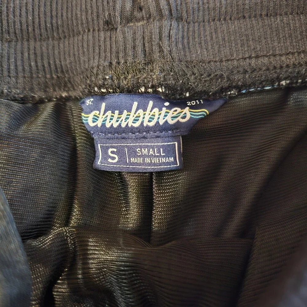 Chubbies Shorts Size Small Tropical Floral Summer Green Men's